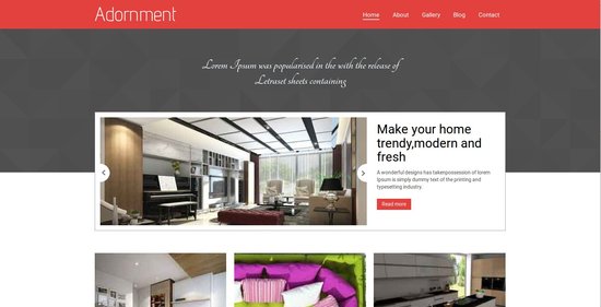 Anteprima template adornment