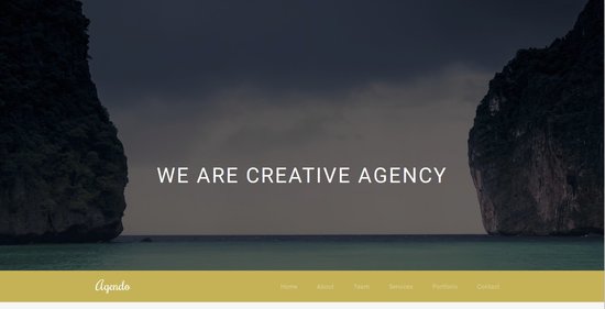 Anteprima template agendo