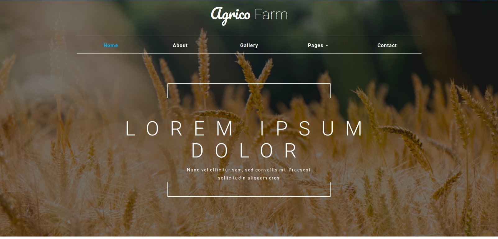 Anteprima template agrico-farm