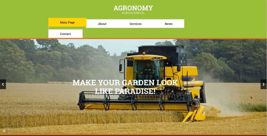 Anteprima template agronomy