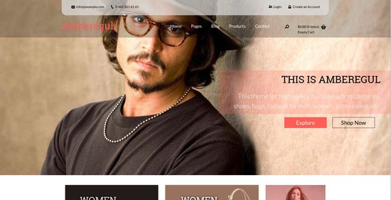 Anteprima template amberegul