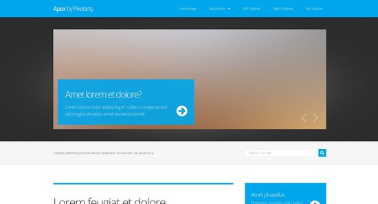 Anteprima template apex_blu