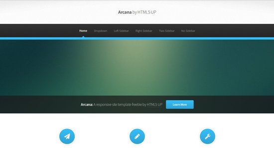 Anteprima template arcana