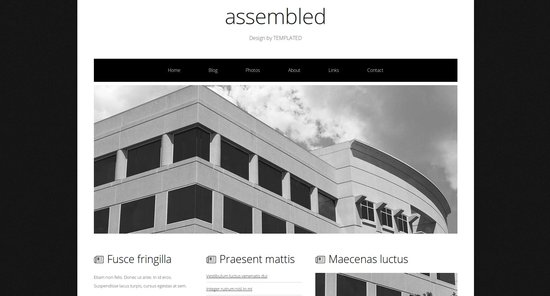 Anteprima template assembled