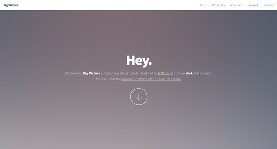 Anteprima template big_picture