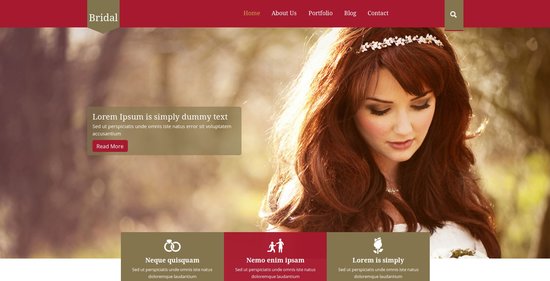 Anteprima template bridal