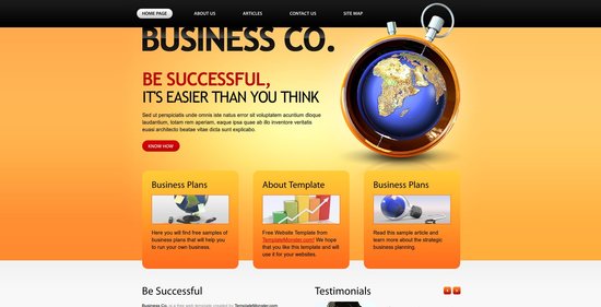 Anteprima template businness