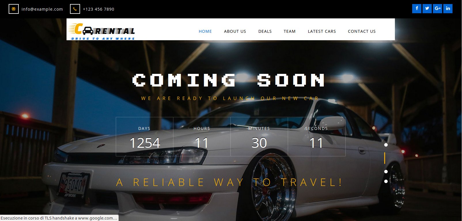 Anteprima template car-rental
