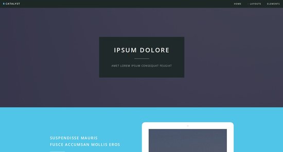 Anteprima template catalyst_cyan