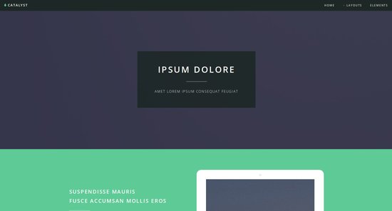 Anteprima template catalyst_green