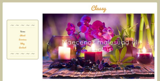 Anteprima template classy