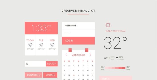 Anteprima template creative_minimal