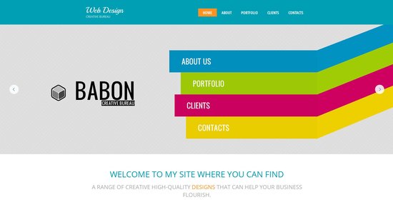 Anteprima template design