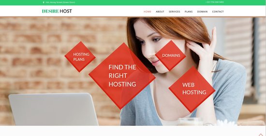 Anteprima template desire_host