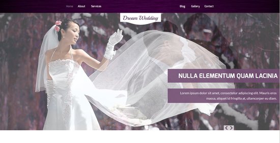 Anteprima template dream-wedding