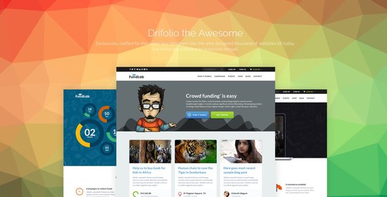 Anteprima template drifolio-bootstrap