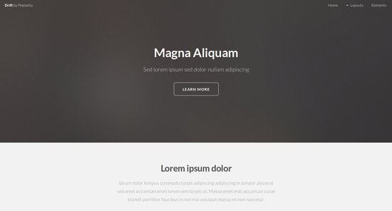 Anteprima template drift_cyan