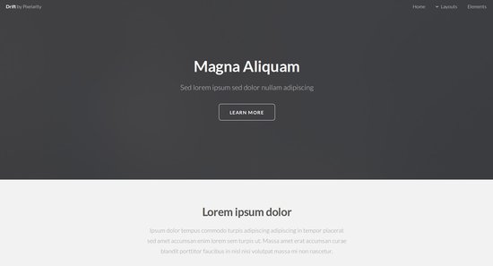 Anteprima template drift_green