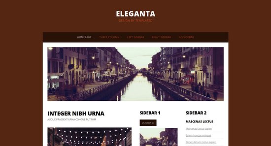 Anteprima template eleganta