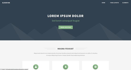 Anteprima template elevation_green