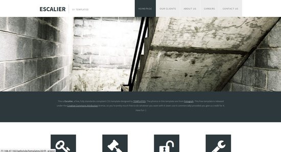 Anteprima template escalier