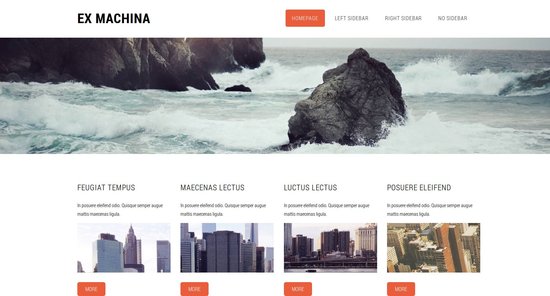 Anteprima template exmachina