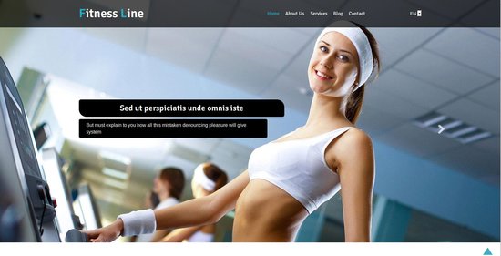 Anteprima template fitness-line