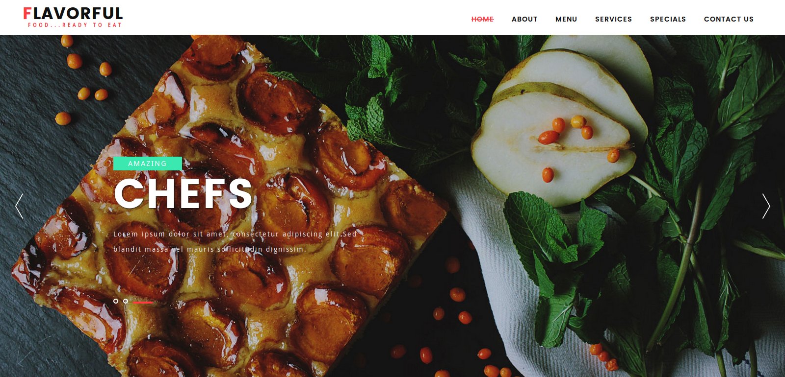Anteprima template flavorful-restaurants