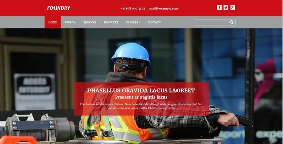 Anteprima template foundry