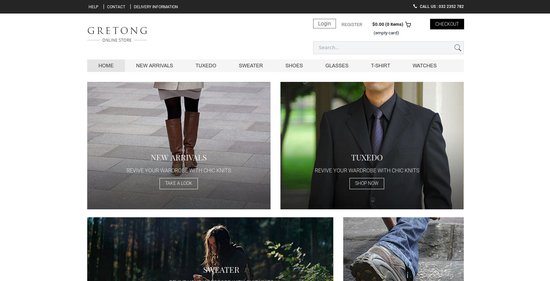 Anteprima template gretong