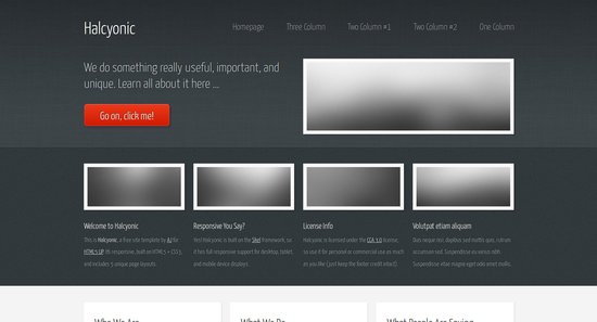 Anteprima template halcyonic