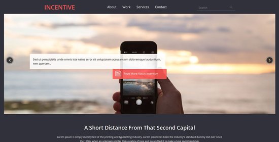 Anteprima template incentive