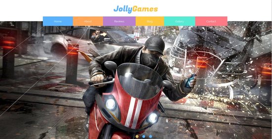 Anteprima template jolly-games