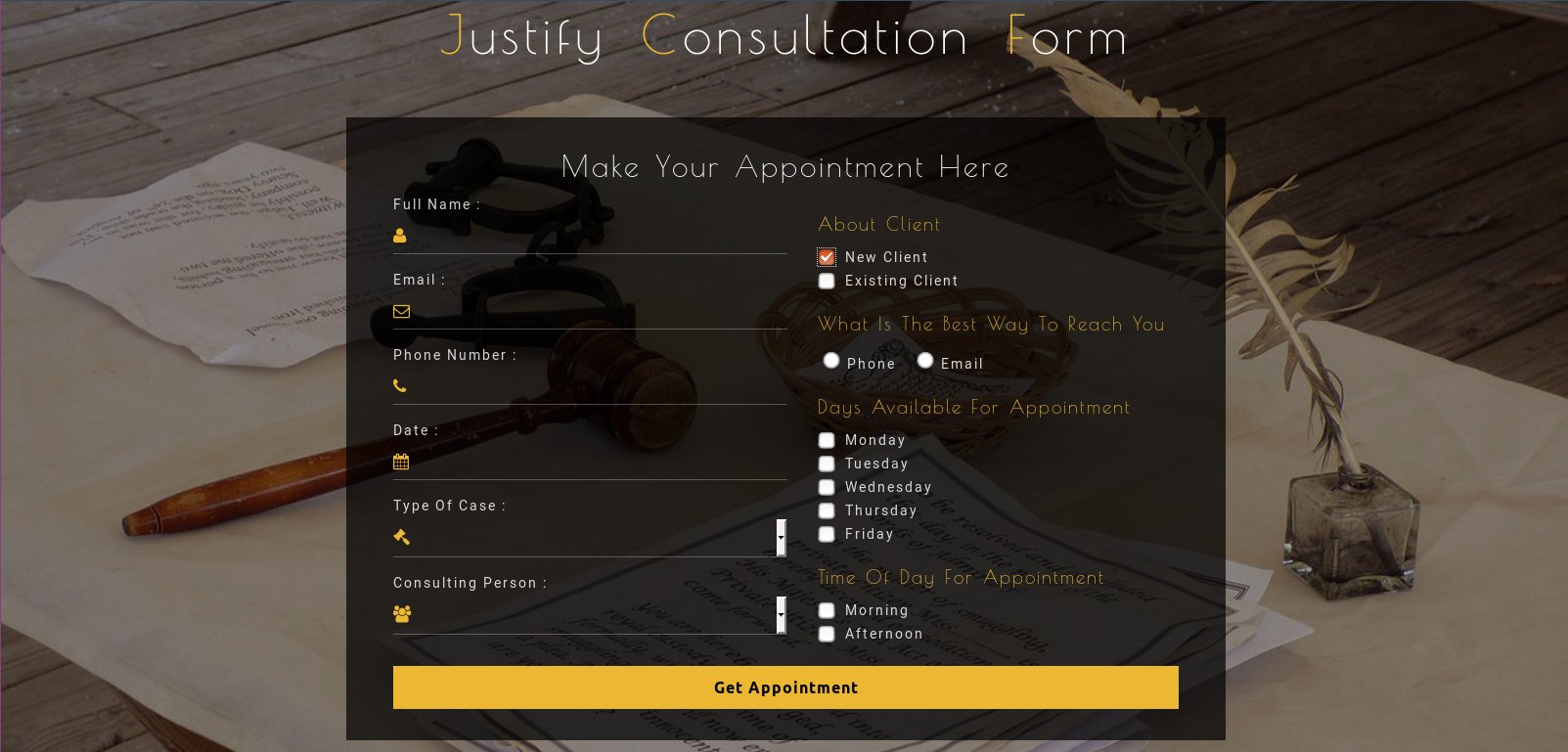 Anteprima template justify-consultation