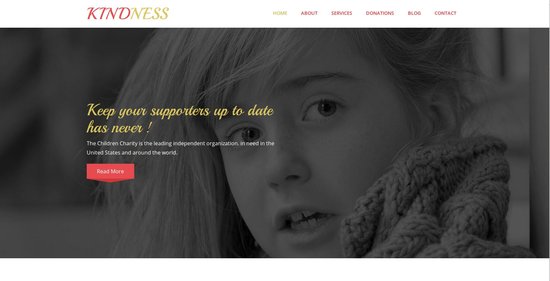 Anteprima template kidness