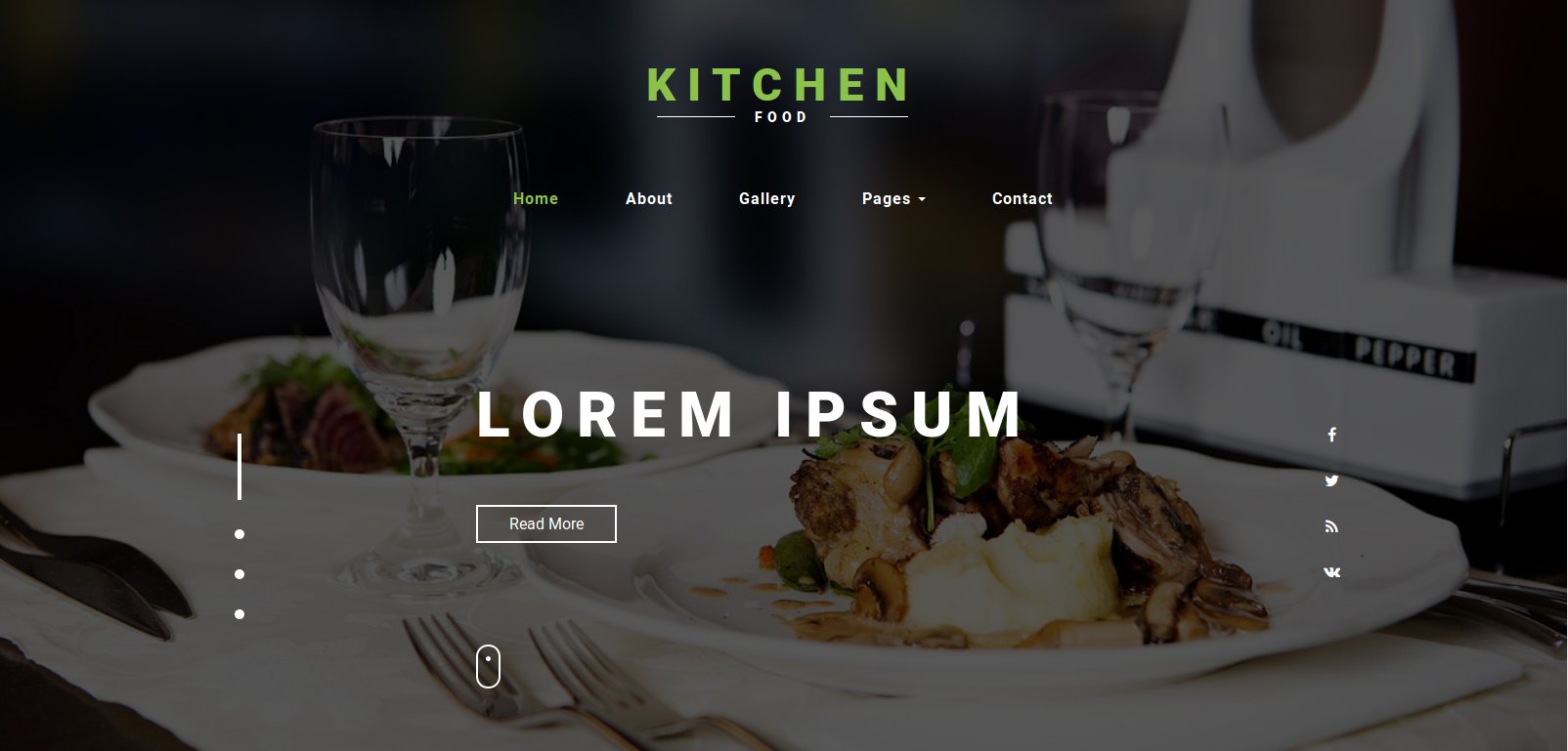 Anteprima template kitchen-food