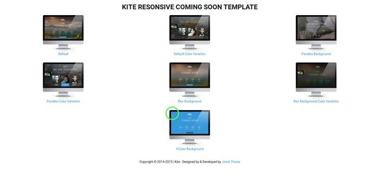 Anteprima template kite