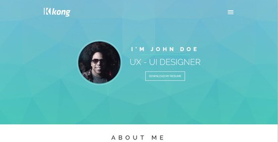 Anteprima template kong