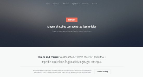 Anteprima template latitude_orange