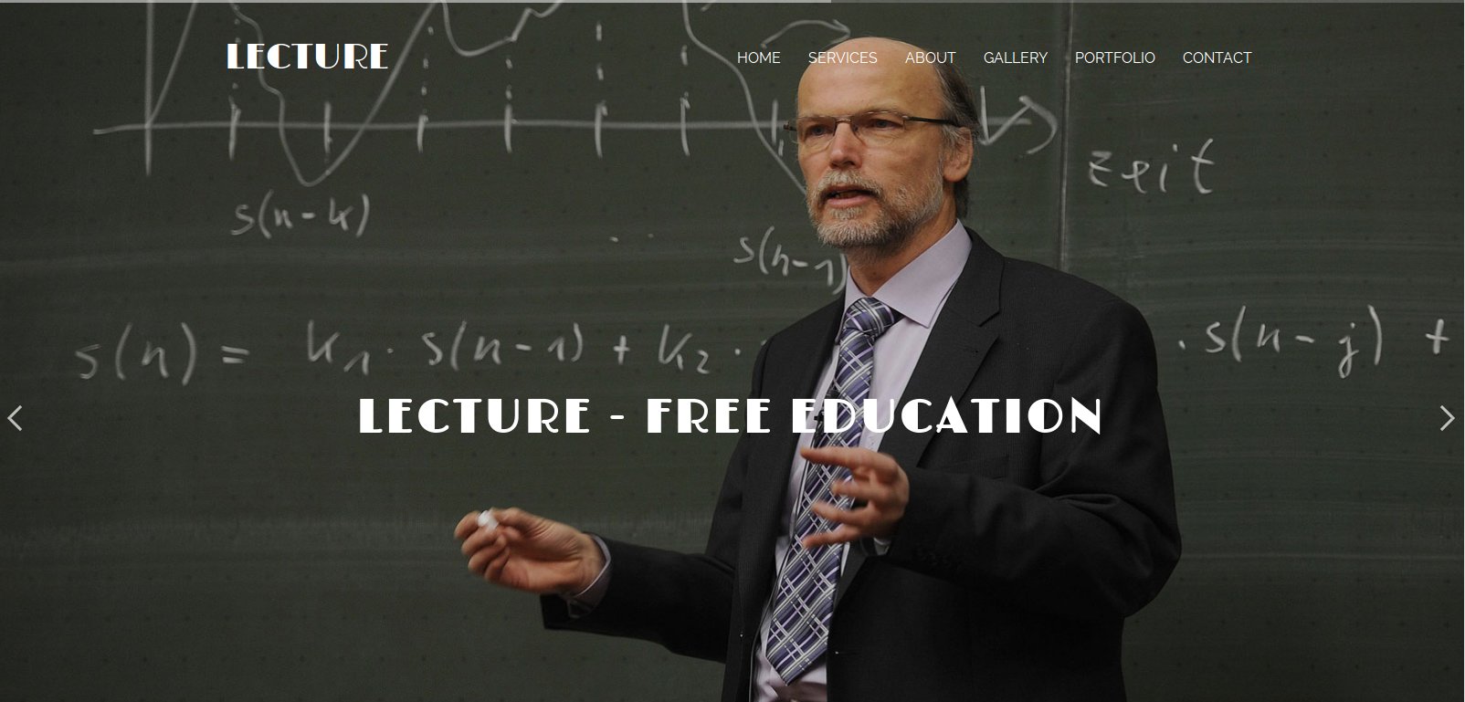 Anteprima template lecture-education