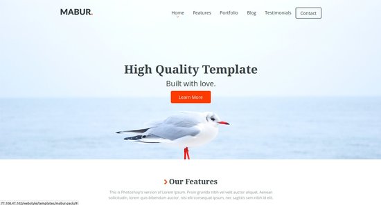 Anteprima template mabur-pack