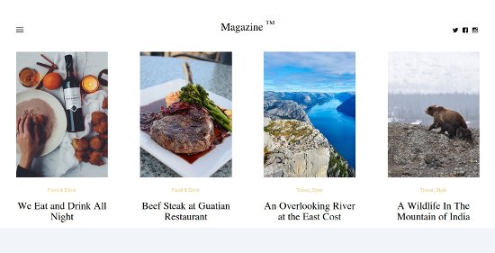 Anteprima template magazine