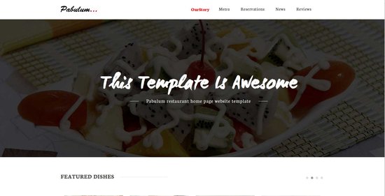 Anteprima template pabulum