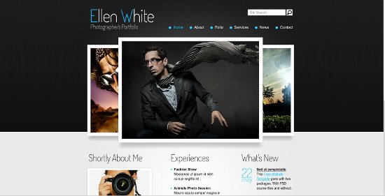 Anteprima template photographer