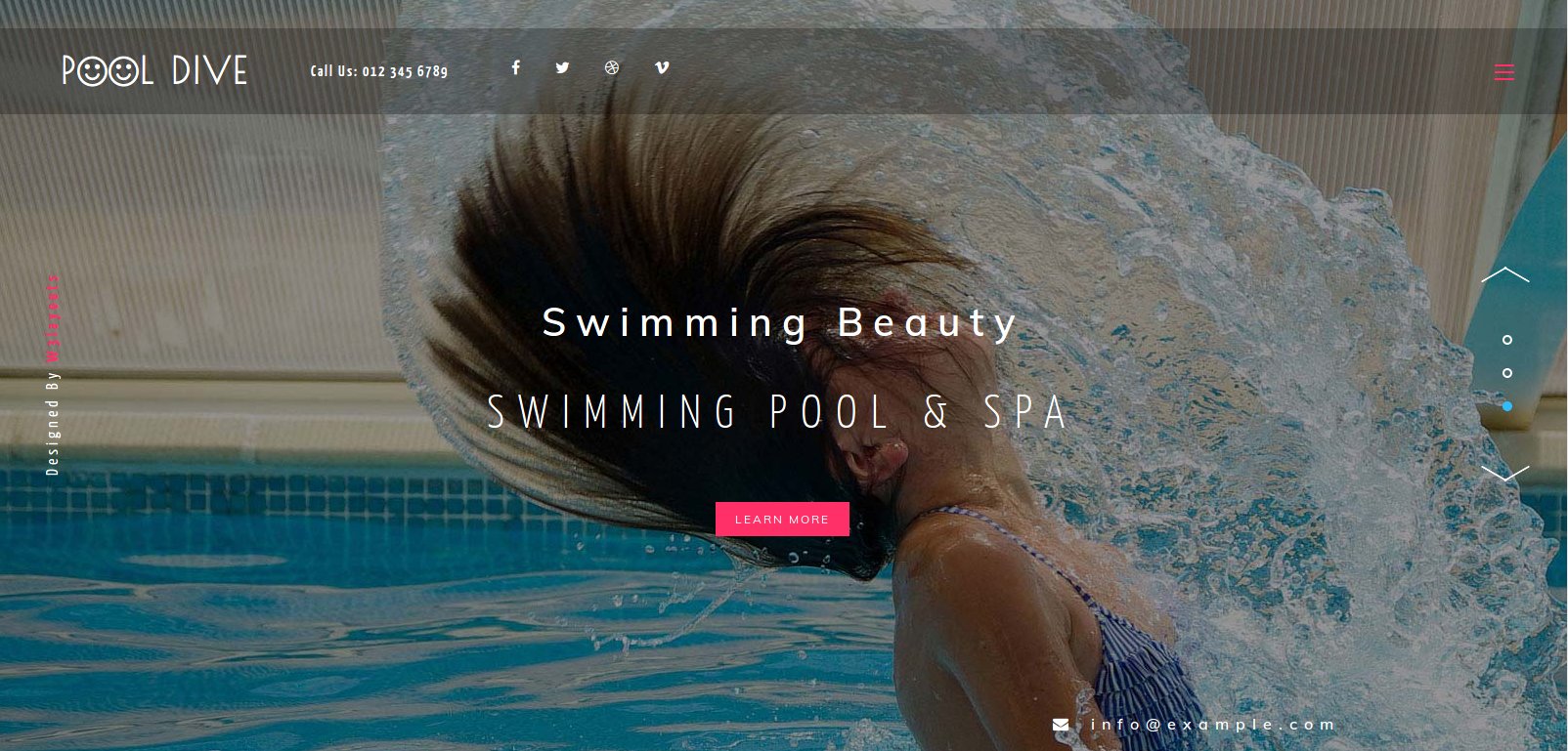 Anteprima template pool-dive