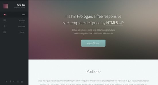 Anteprima template prologue