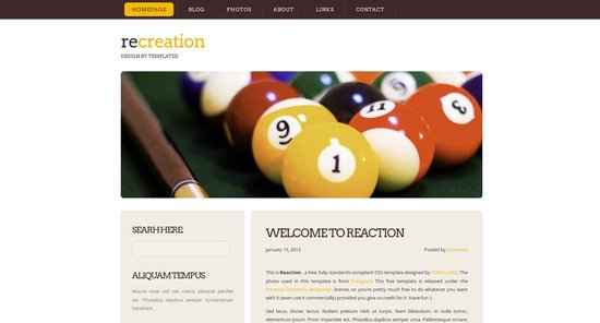 Anteprima template recreation