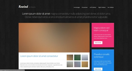 Anteprima template rewind