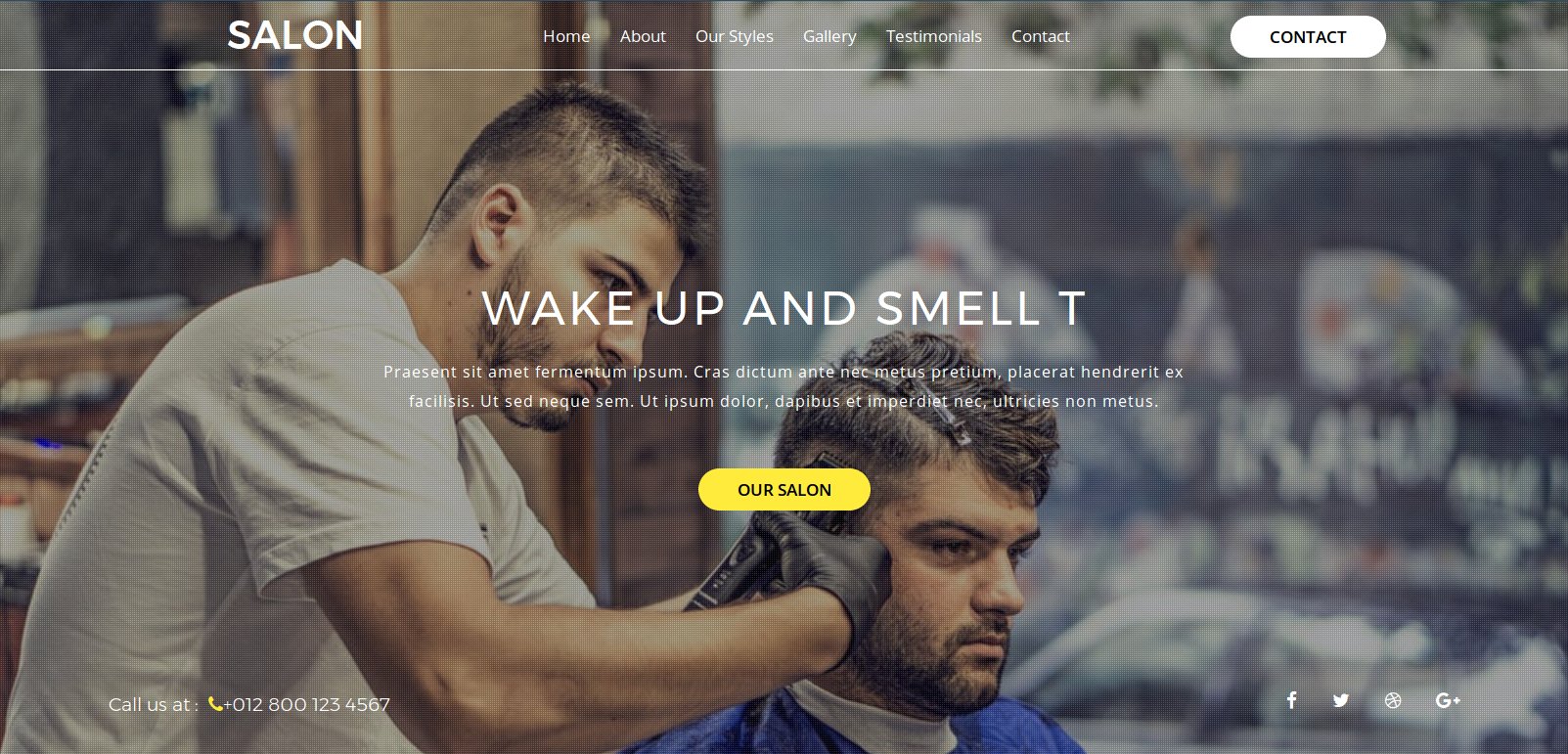 Anteprima template salon-beauty