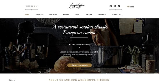 Anteprima template savory